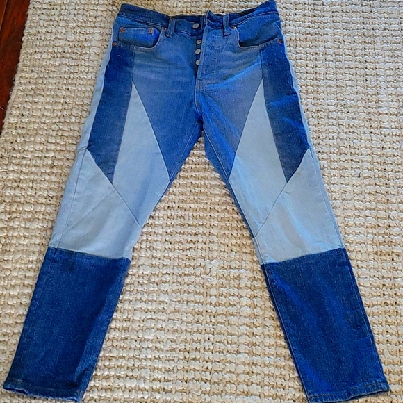 Levi's Denim - Levi's 501 skinny patchwork